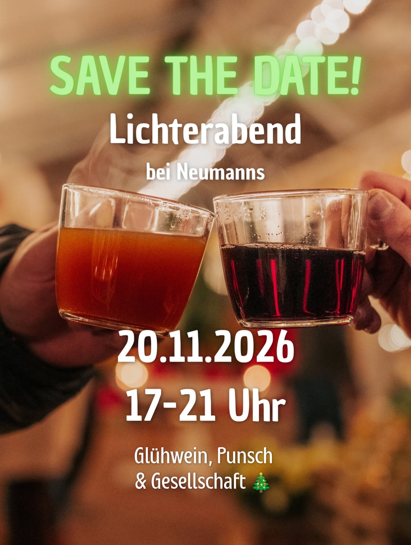 Lichterabend bei Neumanns am 20. November 2026